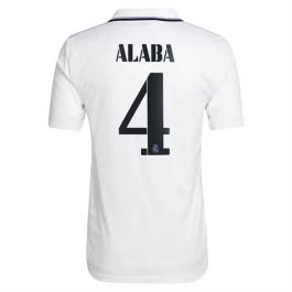 Real Madrid Voetbaltenue Alaba 4 2022-2023 Thuisshirt