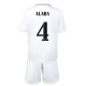 Real Madrid Voetbaltenue Alaba 4 2022-2023 Thuisshirt Kids