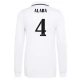 Real Madrid Voetbaltenue Alaba 4 2022-2023 Thuisshirt - L/S