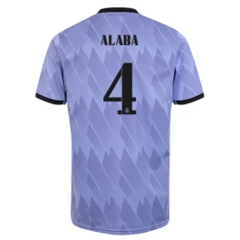Real Madrid Voetbaltenue Alaba 4 2022-2023 Uitshirt