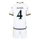Real Madrid Voetbaltenue Alaba 4 2023-2024 Thuisshirt Kids