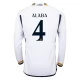 Real Madrid Voetbaltenue Alaba 4 2023-2024 Thuisshirt - L/S