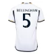 Real Madrid Voetbaltenue Bellingham 5 2023-2024 Thuisshirt