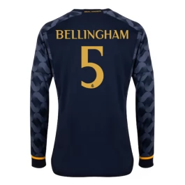 Real Madrid Voetbaltenue Bellingham 5 2023-2024 Uitshirt - L/S