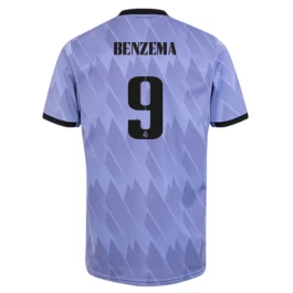 Real Madrid Voetbaltenue Benzema 9 2022-2023 Uitshirt
