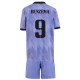 Real Madrid Voetbaltenue Benzema 9 2022-2023 Uitshirt Kids