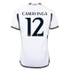 Real Madrid Voetbaltenue Camavinga 12 2023-2024 Thuisshirt