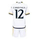 Real Madrid Voetbaltenue Camavinga 12 2023-2024 Thuisshirt Kids