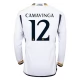 Real Madrid Voetbaltenue Camavinga 12 2023-2024 Thuisshirt - L/S