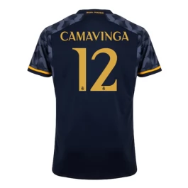 Real Madrid Voetbaltenue Camavinga 12 2023-2024 Uitshirt