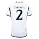 Real Madrid Voetbaltenue Carvajal 2 2023-2024 Thuisshirt