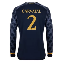 Real Madrid Voetbaltenue Carvajal 2 2023-2024 Uitshirt - L/S