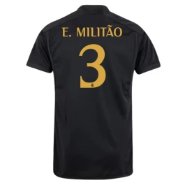 Real Madrid Voetbaltenue E. Militao 3 2023-2024 Third Shirt