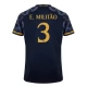 Real Madrid Voetbaltenue E. Militao 3 2023-2024 Uitshirt