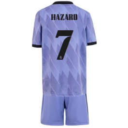 Real Madrid Voetbaltenue Hazard 7 2022-2023 Uitshirt Kids
