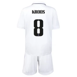 Real Madrid Voetbaltenue Kroos 8 2022-2023 Thuisshirt Kids