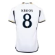 Real Madrid Voetbaltenue Kroos 8 2023-2024 Thuisshirt