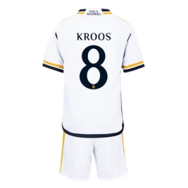 Real Madrid Voetbaltenue Kroos 8 2023-2024 Thuisshirt Kids