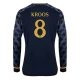 Real Madrid Voetbaltenue Kroos 8 2023-2024 Uitshirt - L/S