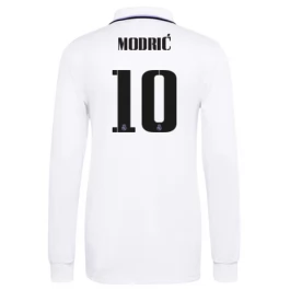 Real Madrid Voetbaltenue Modrić 10 2022-2023 Thuisshirt - L/S