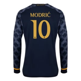 Real Madrid Voetbaltenue Modrić 10 2023-2024 Uitshirt - L/S