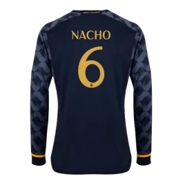 Real Madrid Voetbaltenue Nacho 6 2023-2024 Uitshirt - L/S