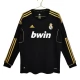 Real Madrid Voetbaltenue Retro 2011-2012 Uitshirt - L/S