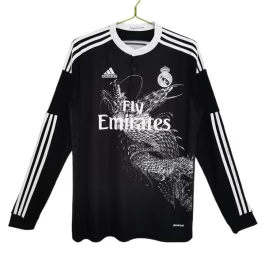 Real Madrid Voetbaltenue Retro 2014-2015 Third Shirt - L/S