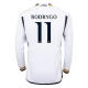 Real Madrid Voetbaltenue Rodrygo 11 2023-2024 Thuisshirt - L/S