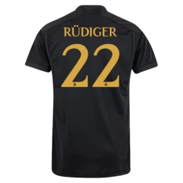 Real Madrid Voetbaltenue Rudiger 22 2023-2024 Third Shirt