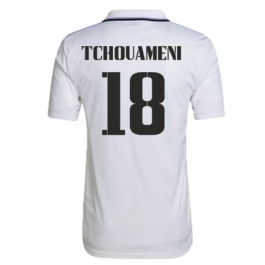 Real Madrid Voetbaltenue Tchouameni 18 2022-2023 Thuisshirt