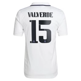 Real Madrid Voetbaltenue Valverde 15 2022-2023 Thuisshirt
