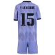 Real Madrid Voetbaltenue Valverde 15 2022-2023 Uitshirt Kids