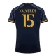Real Madrid Voetbaltenue Valverde 15 2023-2024 Uitshirt