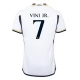Real Madrid Voetbaltenue Vini Jr. 7 2023-2024 Thuisshirt