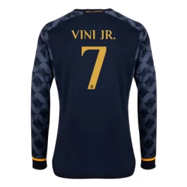 Real Madrid Voetbaltenue Vini Jr. 7 2023-2024 Uitshirt - L/S
