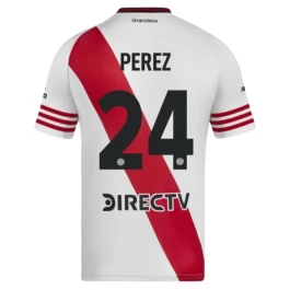 River Plate Perez 24 Thuisshirt 2025-2026 Voetbaltenue