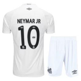 Santos FC Neymar Jr 10 Thuisshirt Kids 2025-2026 Voetbaltenue
