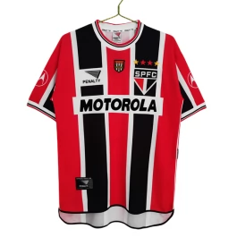 São Paulo FC Voetbaltenue Retro 2000-2001 Uitshirt