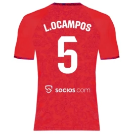 Sevilla FC L.Ocampos 5 Uitshirt 2024-2025 Voetbaltenue