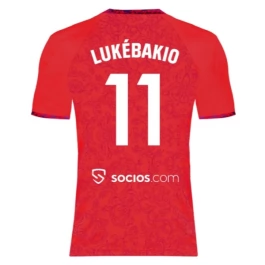 Sevilla FC Lukébakio 11 Uitshirt 2024-2025 Voetbaltenue