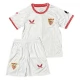 Sevilla FC Thuisshirt Kids 2024-2025 Voetbaltenue