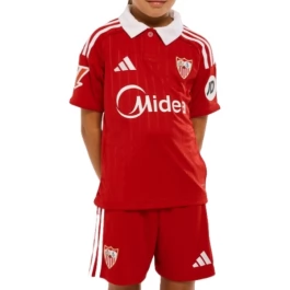 Sevilla FC Uitshirt Kids 2025-2026 Voetbaltenue