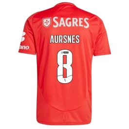 SL Benfica Aursnes 8 Thuisshirt 2024-2025 Voetbaltenue