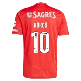 SL Benfica Kökcü 10 Thuisshirt 2024-2025 Voetbaltenue