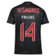SL Benfica Pavlidis 14 Uitshirt 2024-2025 Voetbaltenue