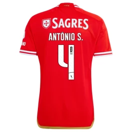 SL Benfica Voetbaltenue Antonio S. 4 2023-2024 Thuisshirt