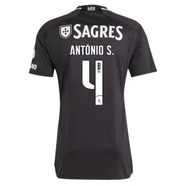SL Benfica Voetbaltenue Antonio S. 4 2023-2024 Uitshirt