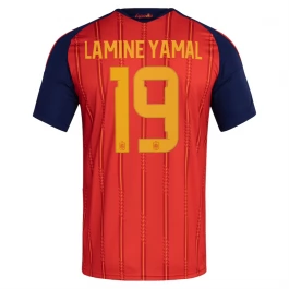 Spanje Lamine Yamal 19 Thuisshirt WK 2026