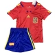 Spanje Thuisshirt Kids Retro 2010 Voetbaltenue